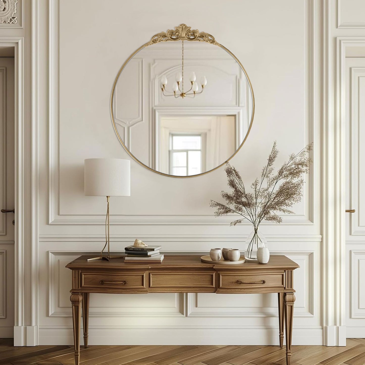 Baroque Arched Wall Mirror