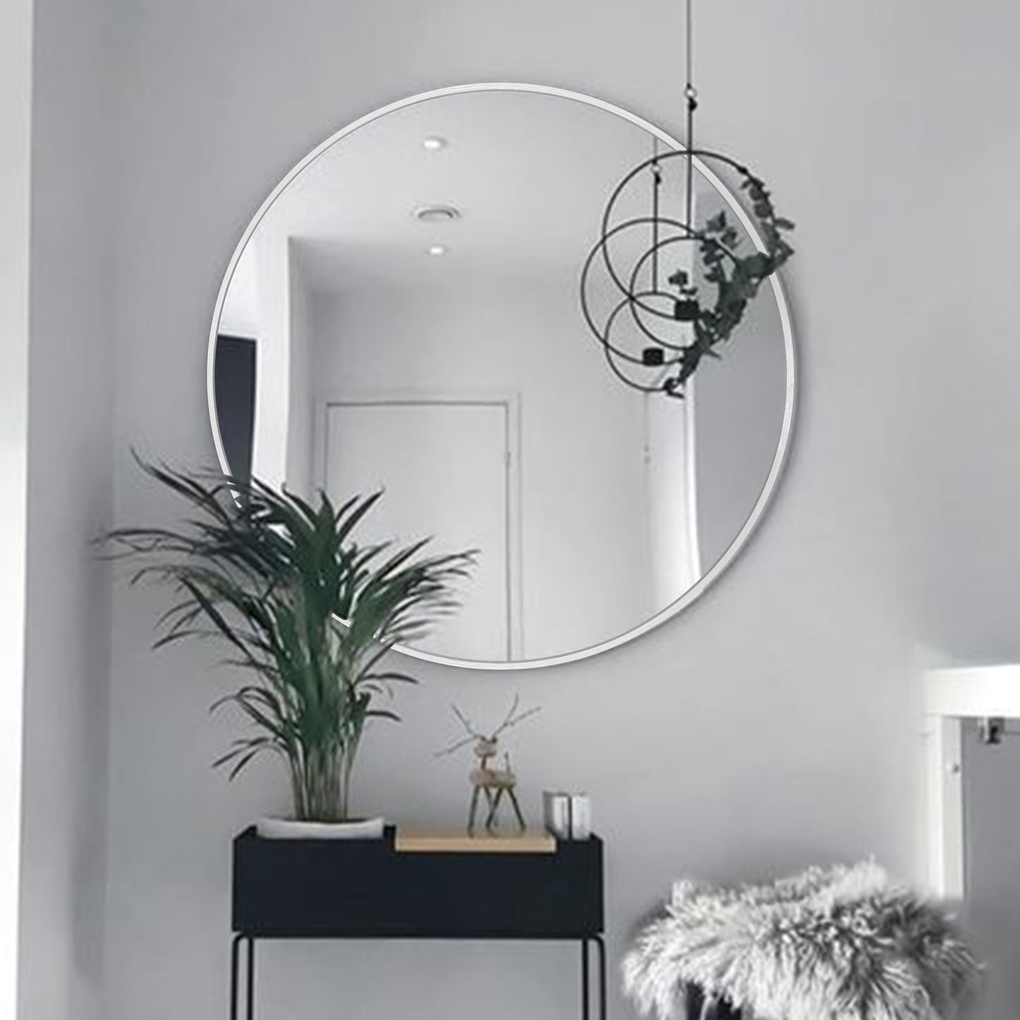 Bathroom Wall Mounted Round Vanity Mirror