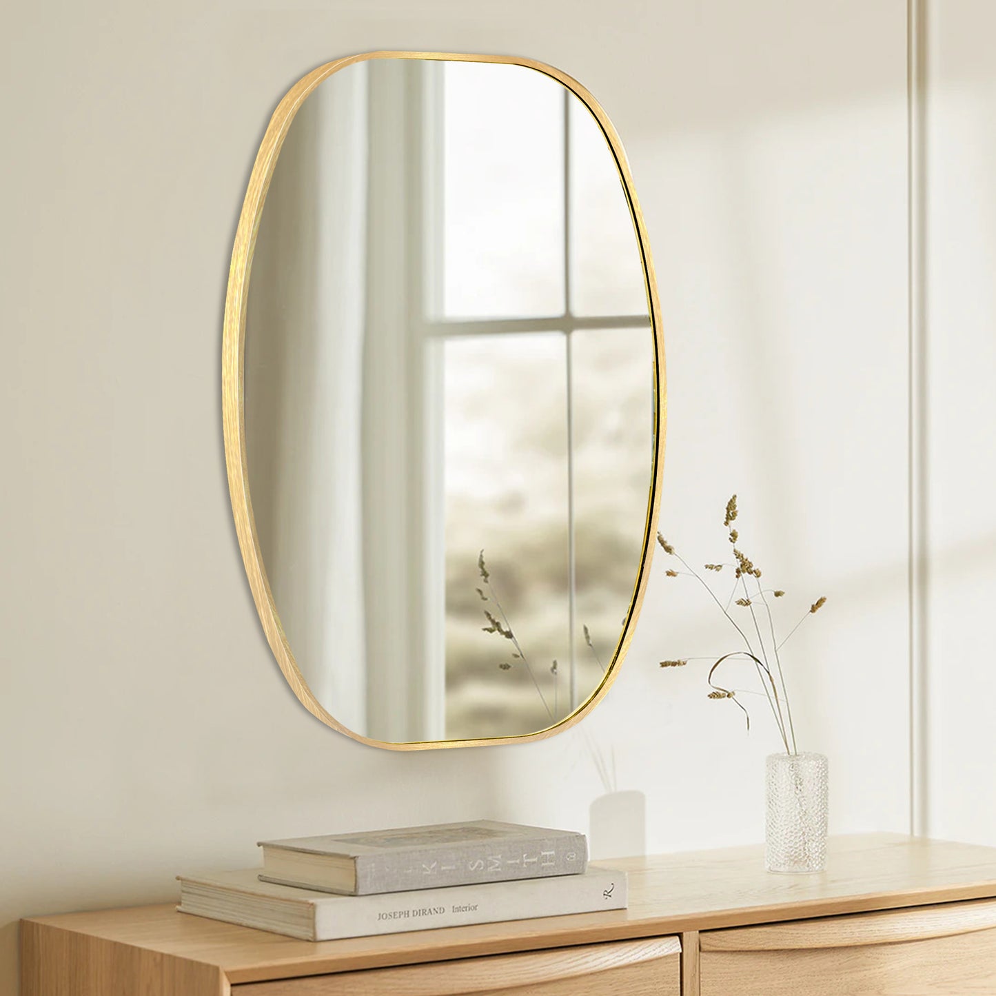 Oval Wall Mirror Bathroom Mirror for Over Sink