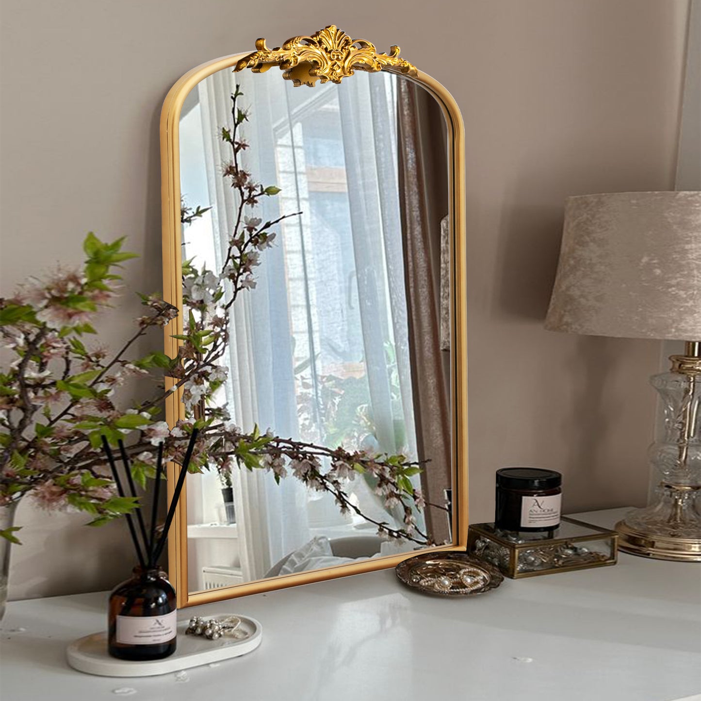 Gold Mirror Vintage Wall Mirror