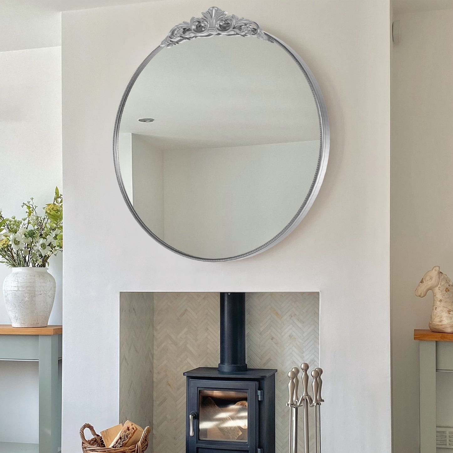 Baroque Arched Wall Mirror