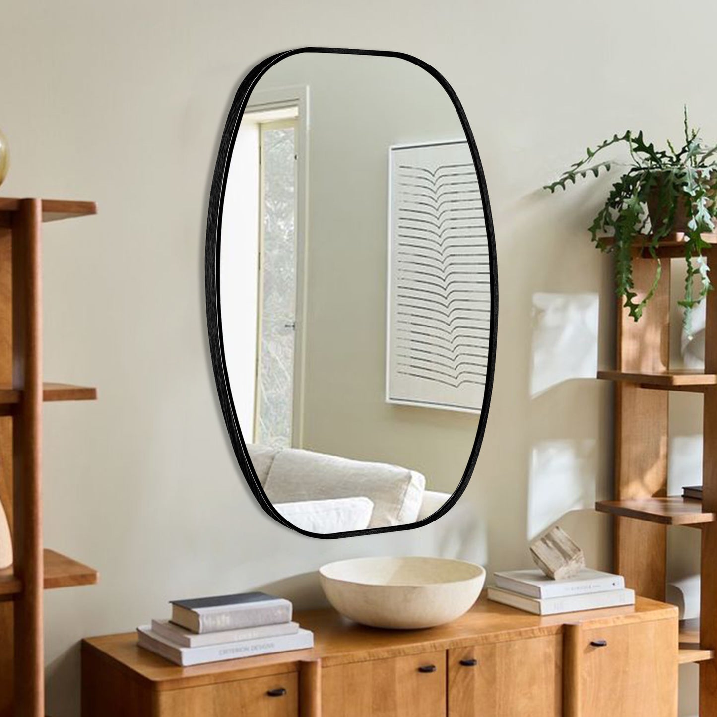 Oval Wall Mirror Bathroom Mirror for Over Sink