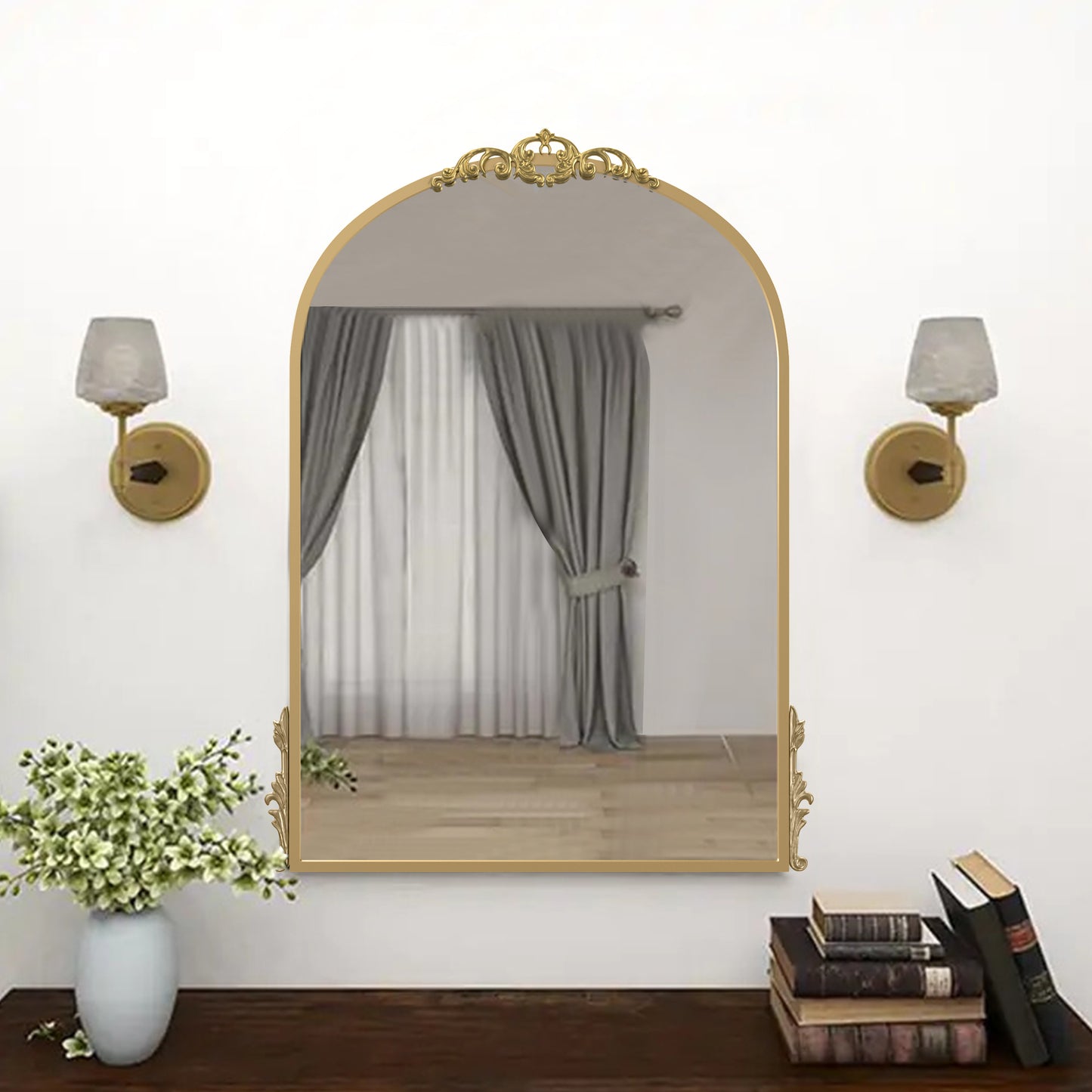 Antique Baroque Style Mirror Wall Mirror