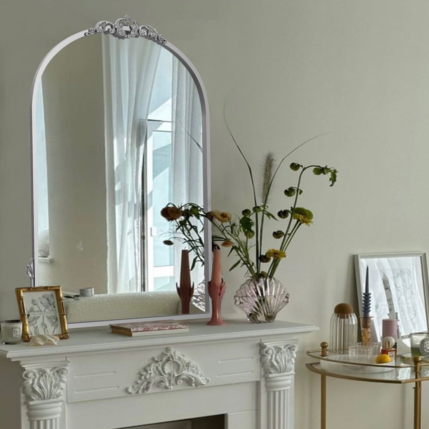 Antique Baroque Style Mirror Wall Mirror