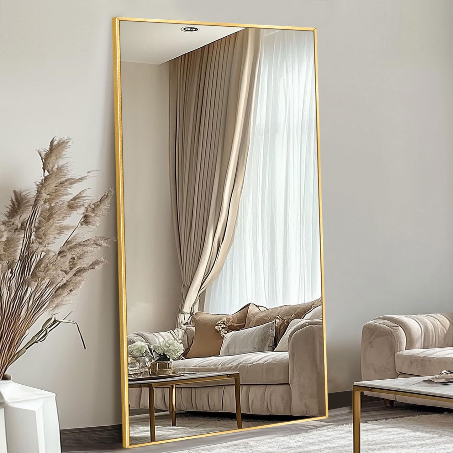 Modern Full Length Floor Mirror Freestanding Mirror