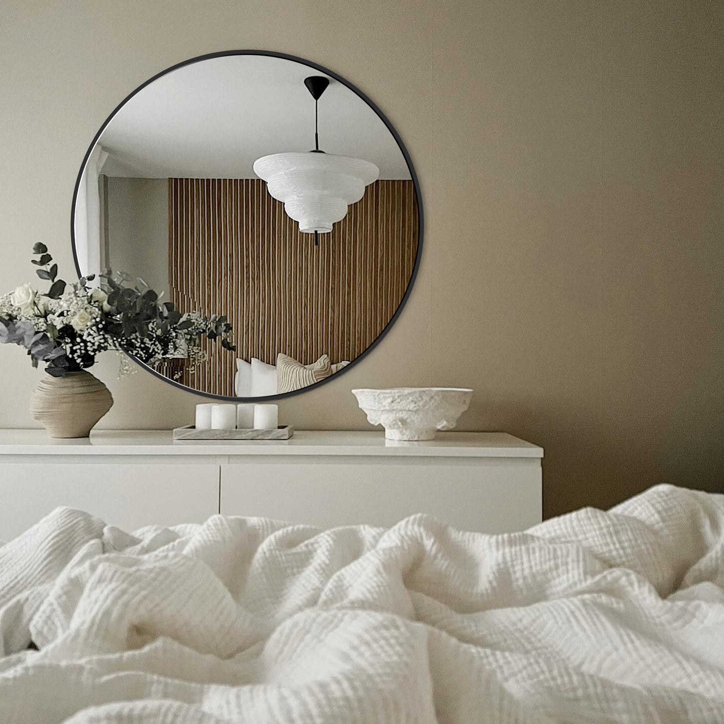 Bathroom Wall Mounted Round Vanity Mirror