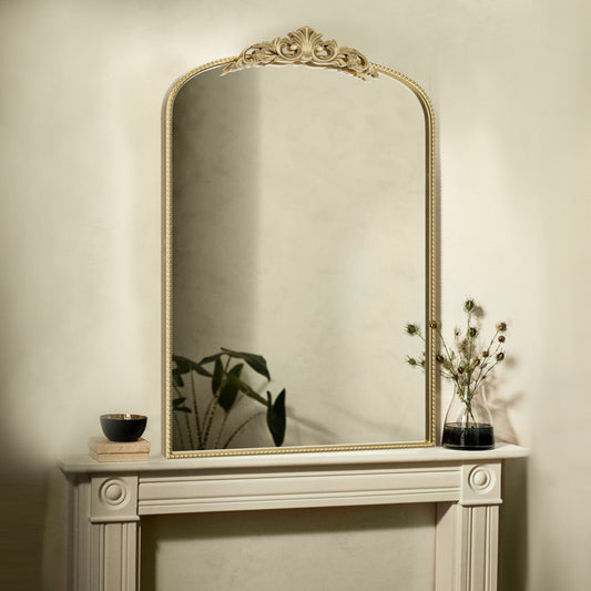 Baroque Arched Wall Mirror