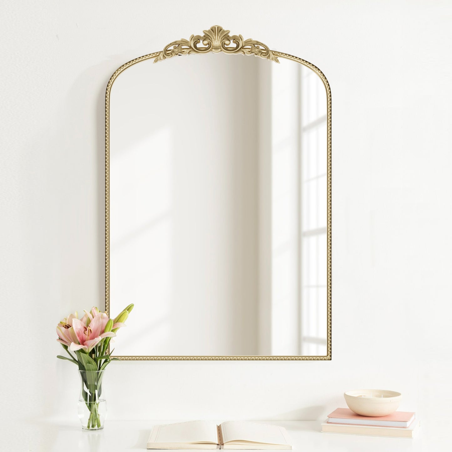 Baroque Arched Wall Mirror