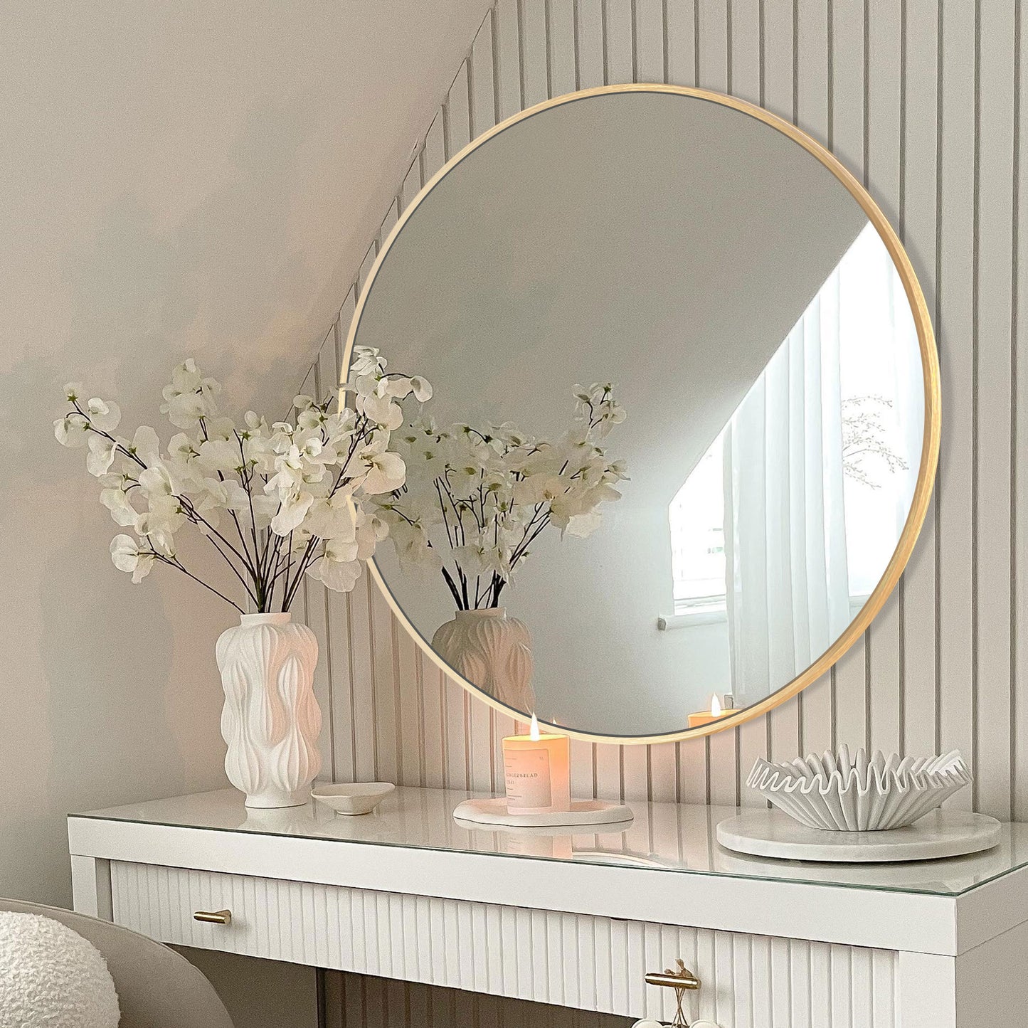 Bathroom Wall Mounted Round Vanity Mirror